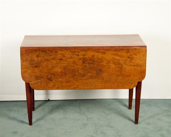 Appraisal: A L th E th C Cherry Drop-leaf Table the