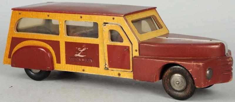 Appraisal: Wooden Buddy L Station Wagon Toy Made of wood due