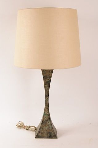 Appraisal: Stewart Ross James for Hansen Metal Table Lamp Stewart Ross