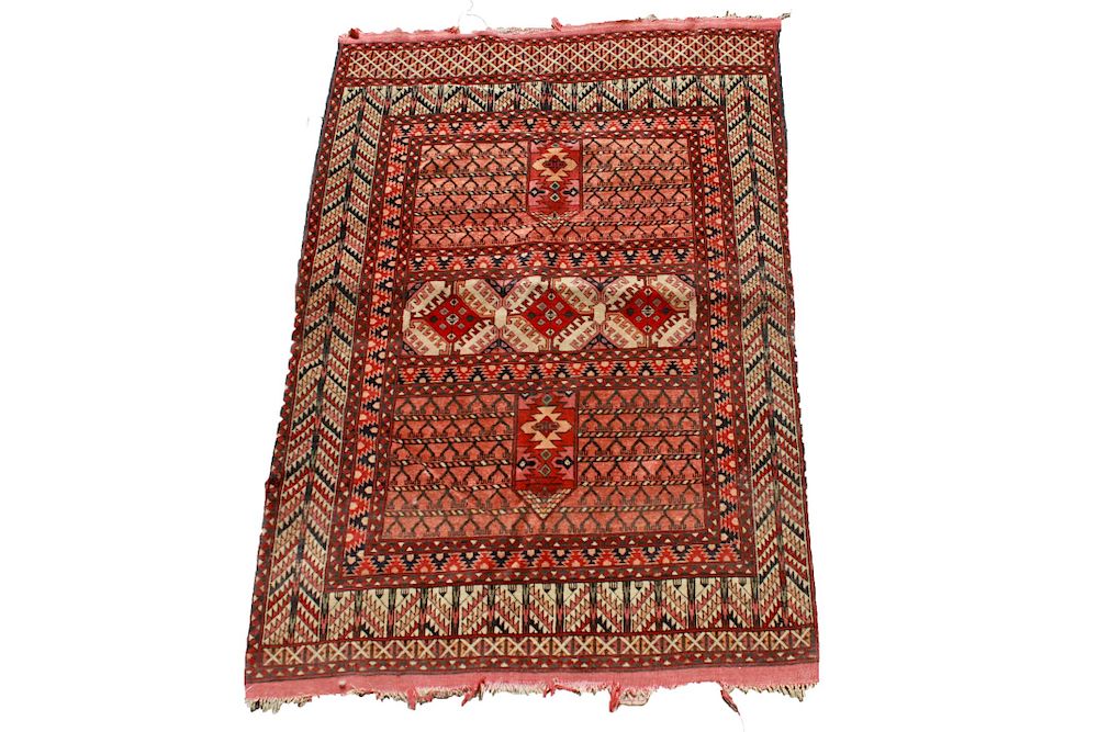 Appraisal: Persian Qashqai Wove Rug ' x ' Persian Qashqai rug