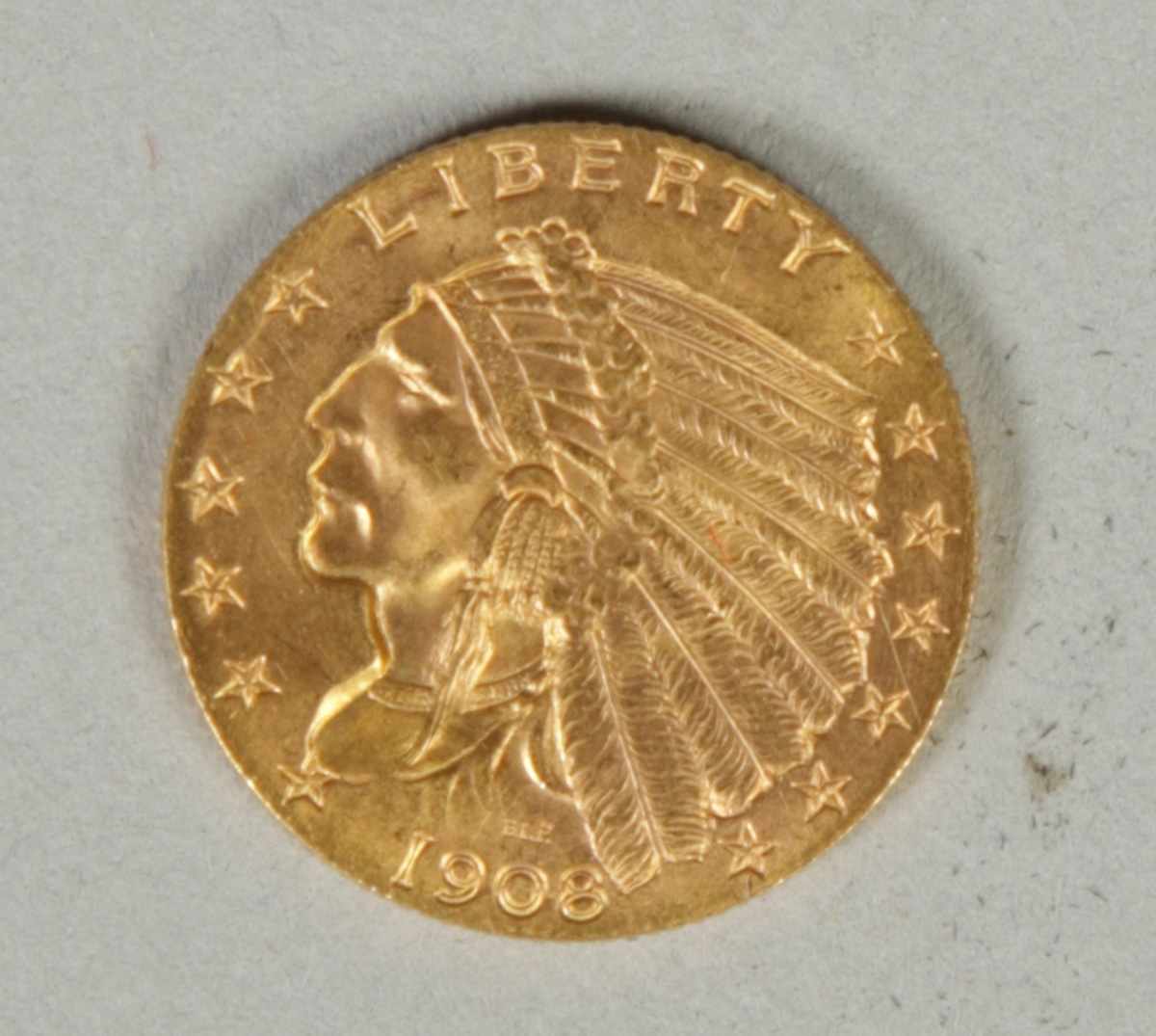 Appraisal: Liberty Gold CoinTwo a Half Dollar Coin Dia ''E