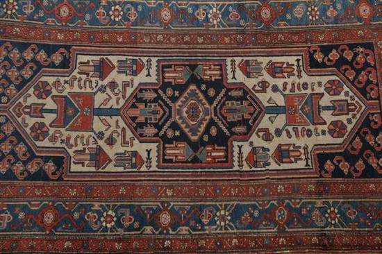 Appraisal: PERSIAN HAMADAN RUG ft in x ft PROVENANCE Estate of