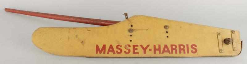 Appraisal: Wooden Massey-Harris Trade Sign Description In the form of a