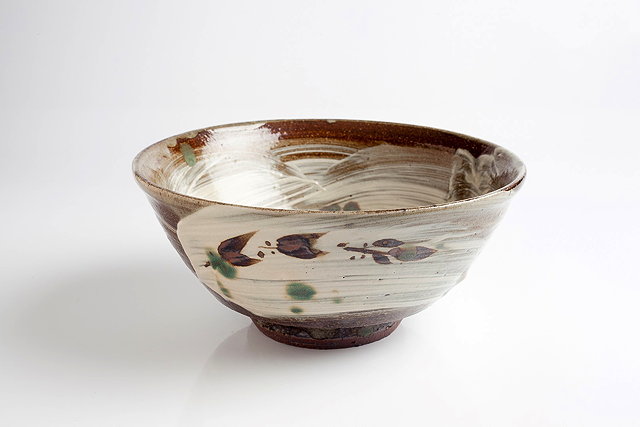 Appraisal: Jim Malone British b at BurnbyBowlbrushed hakeme glaze and painted