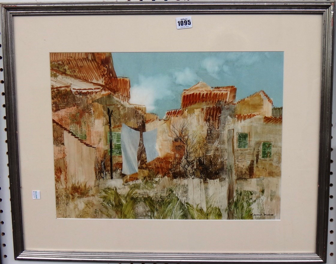 Appraisal: Frederick Donald Blake - Textures watercolour signed cm x cm