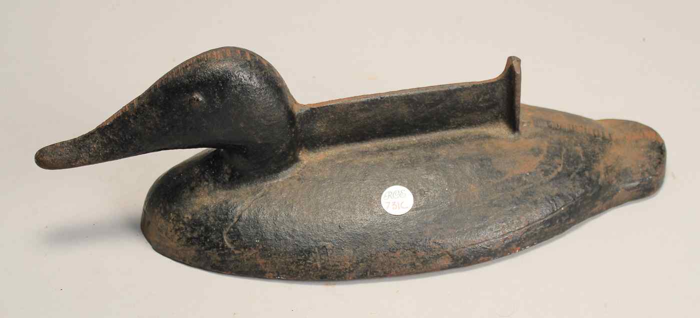 Appraisal: CAST IRON DUCK-FORM BOOTSCRAPER th CenturyLength ''