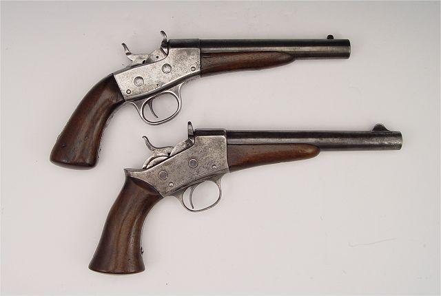 Appraisal: REMINGTON ROLLING BLOCK ARMY NAVY PISTOLS Includes Model Remington Army