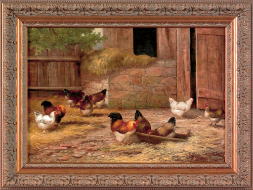 Appraisal: J D Sorver American ca oil on canvas barn scene