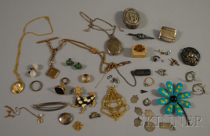 Appraisal: Small Group of Assorted Jewelry and Accessories including several sterling