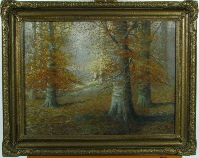 Appraisal: Fred E Pearce IN early th century x Gouache signed