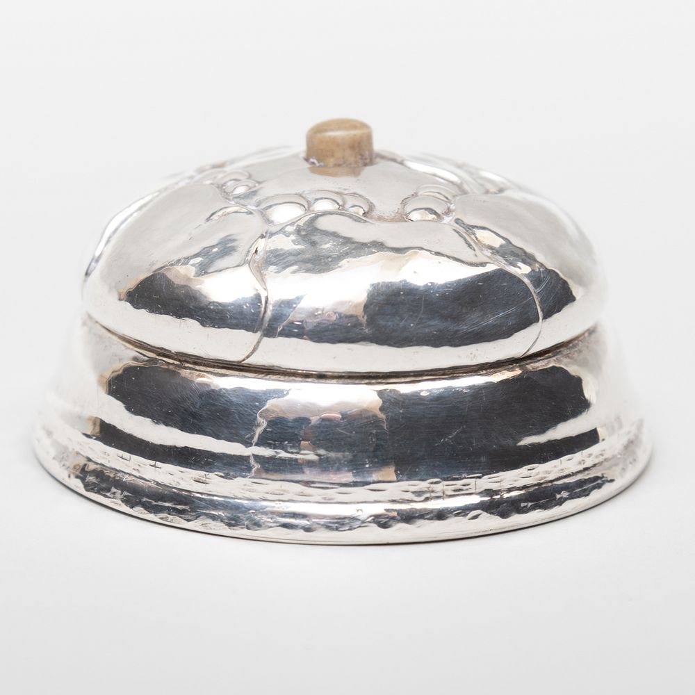 Appraisal: Georg Jensen Silver Bell Push Marked Copenhagen - in diam