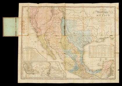 Appraisal: piece Hand-Colored Folding Map Tanner Henry Schenk A Map of