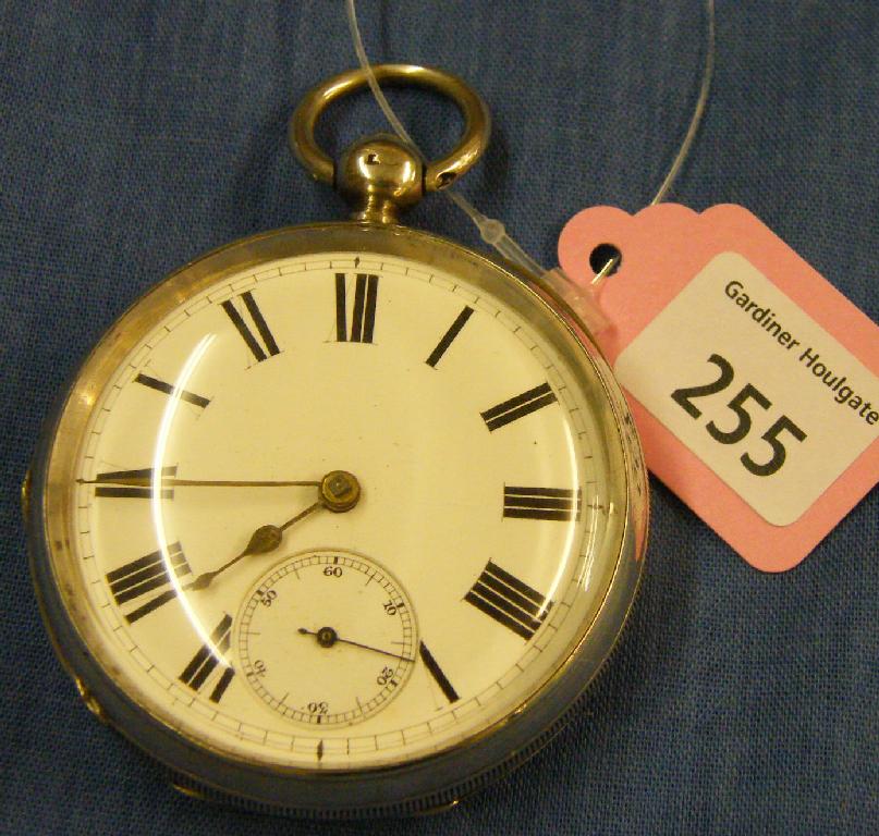 Appraisal: American Waltham silver lever pocket watch hallmarked Birmingham Martyn Square