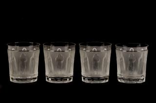 Appraisal: Set of Lalique 'Femmes Antiques' Tumblers Lalique French -contemporary Set