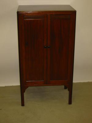 Appraisal: A mahogany document cabinet stamped LNER DARLINGTON and SNT CO