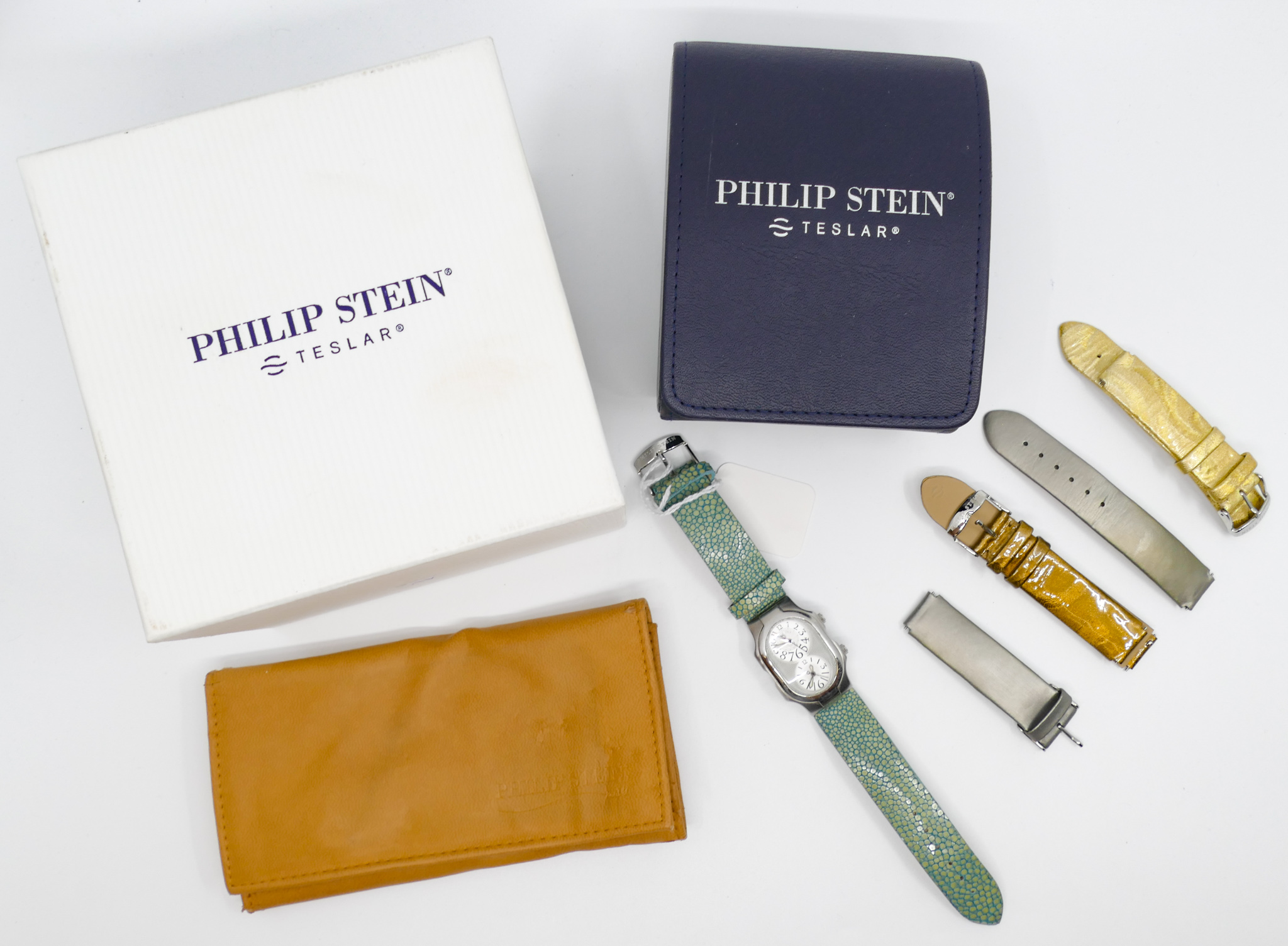 Appraisal: Women's Philip Stein Teslar Wristwatch with Box and Extra Bands