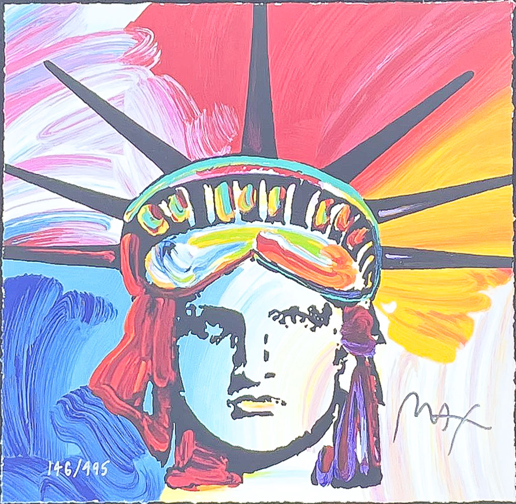 Appraisal: MAX Peter American German b Liberty Head Serigraph '' x