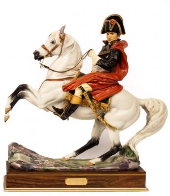 Appraisal: A Royal Worcester equestrian figure of Napoleon modelled by Bernard