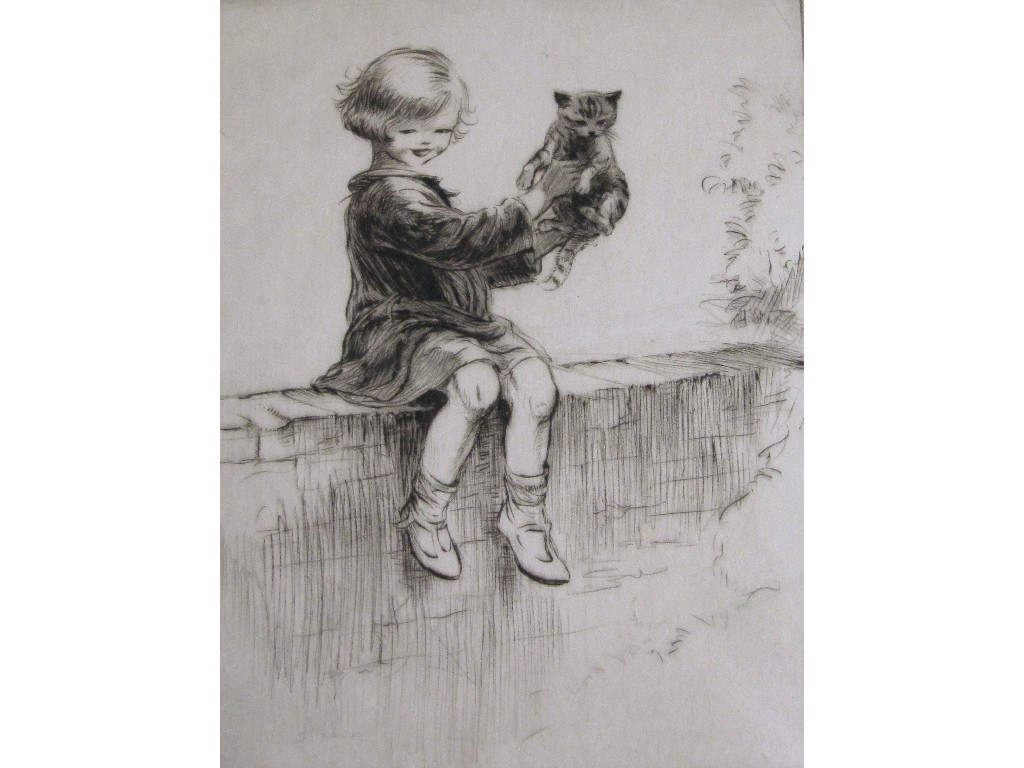 Appraisal: EILEEN ALICE SOPER - Drypoint 'Felix' signed in pencil x