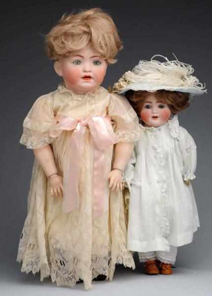 Appraisal: Lot of German Bisque Dolls K K shoulder head mama