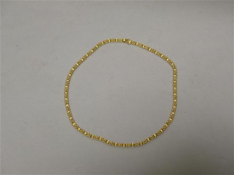 Appraisal: MARCO BICEGO GOLD STATION NECKLACE Of k yellow gold fashioned