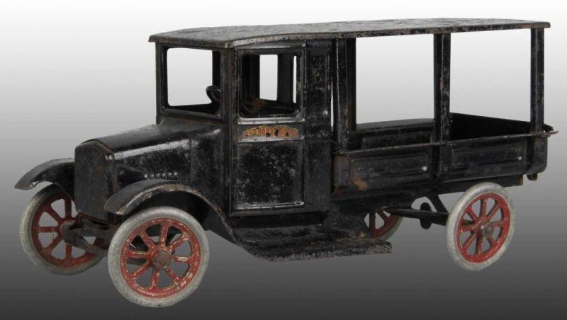 Appraisal: Pressed Steel Buddy L Huckster Truck Toy Description Circa Complete