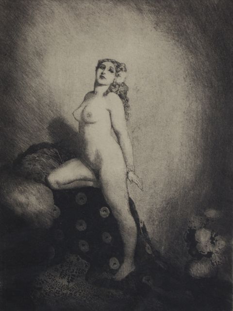 Appraisal: Norman Lindsay - Memories facsimile etching signed 'N L' lower