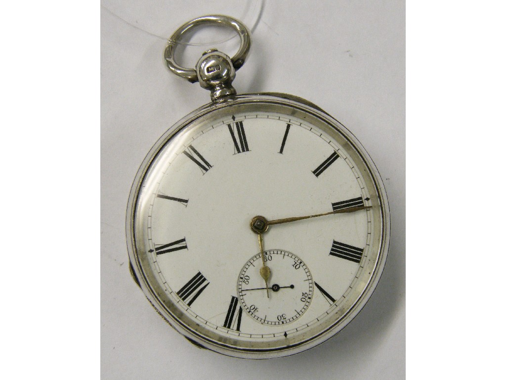 Appraisal: American Waltham silver lever pocket watch hallmarked Birmingham Martyn Square