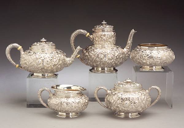 Appraisal: A sterling five piece tea and coffee setGorham Mfg Co