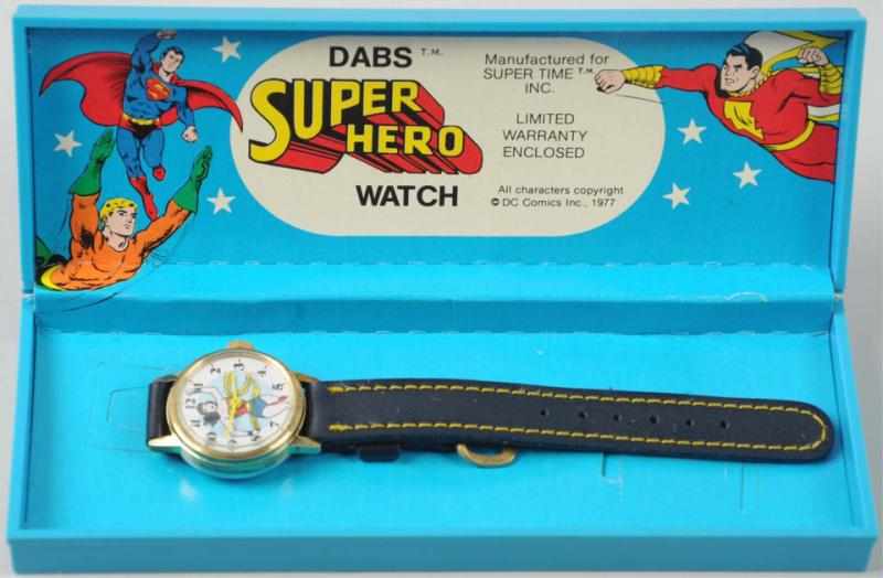 Appraisal: Wonder Woman Superhero Character Wrist Watch Dated and marked Dabs