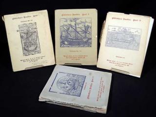 Appraisal: V Woodcuts Spanish Accounts BIBLIOTHECA NAUTICA PARTS I Book Details