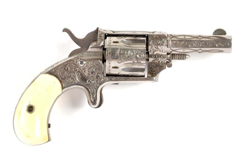 Appraisal: Beautiful Engraved Swamp Angel Revolver Serial This revolver was manufactured