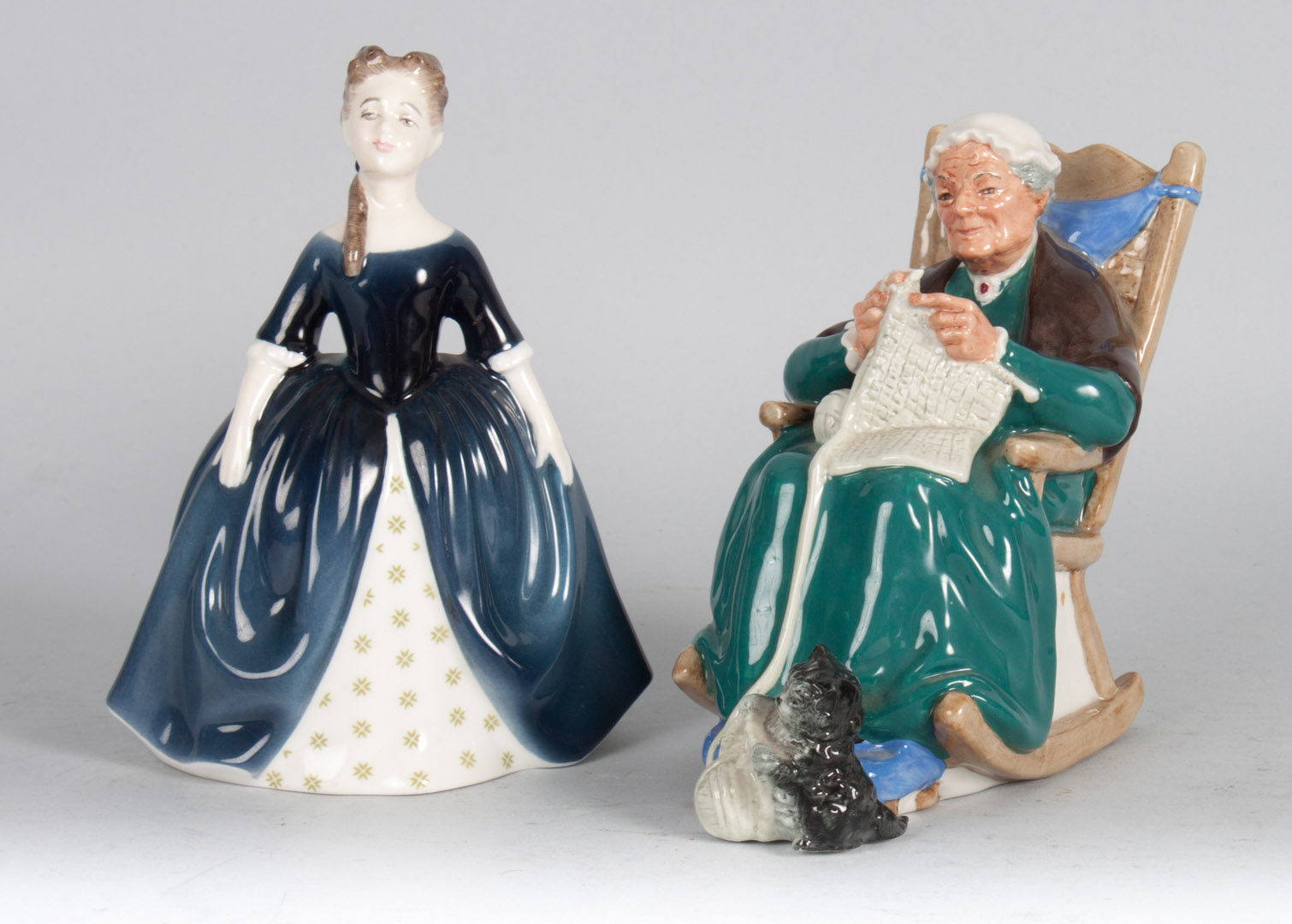 Appraisal: Two Royal Doulton china figures Twilight HN and Debbie HN