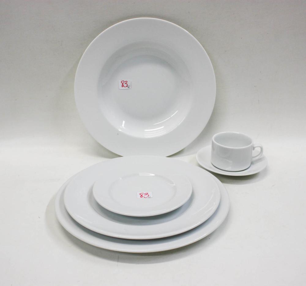 Appraisal: BERNARDAUD LIMOGES CHINA piece assembled set including service for six