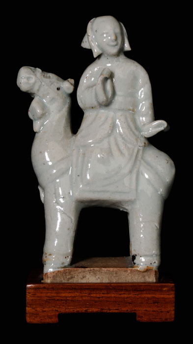 Appraisal: Qingbai Ceramic Figural Group Chinese Song Dynasty AD - pale