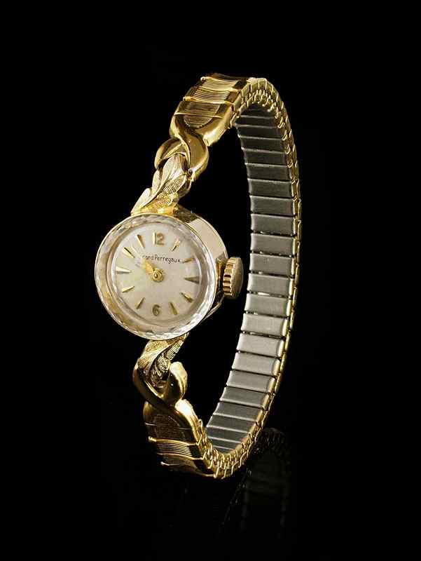 Appraisal: GIRARD PERREGAUX LADIES WRIST WATCH k gold case original white