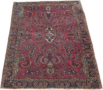 Appraisal: An Estate Sarouk Rug Approx '- x '- - Low