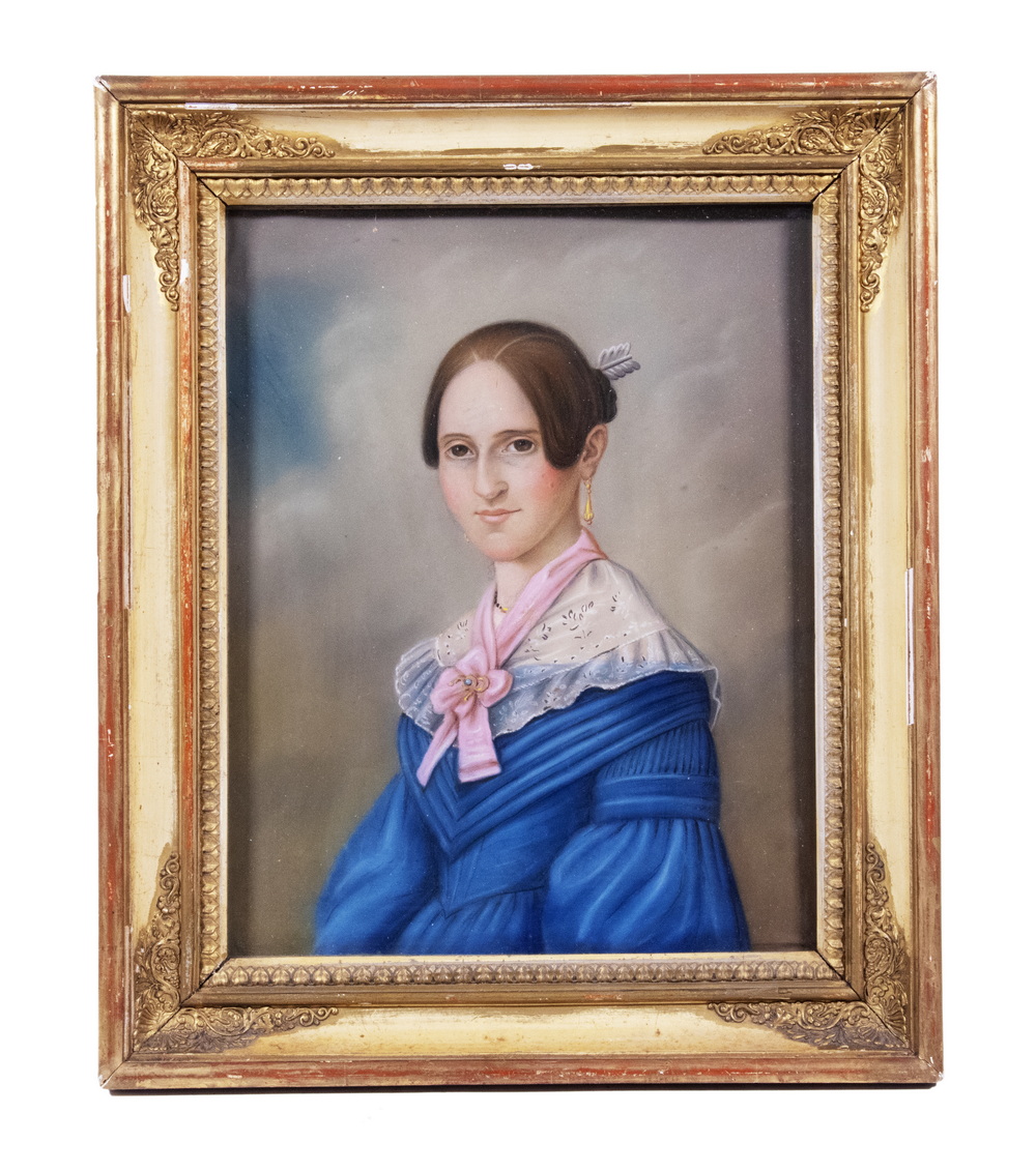 Appraisal: PASTEL PORTRAIT OF A YOUNG GIRL CIRCA Lovely Girl with