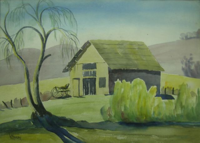 Appraisal: Winnie H Harvey IN - x Watercolor Signed Lower Left