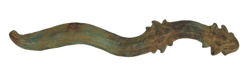 Appraisal: Bronze Ceremonial or Ritual Dagger Khmer Angkor period or later