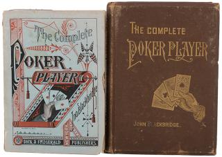 Appraisal: Blackbridge John The Complete Poker Player New York Dick Fitzgerald