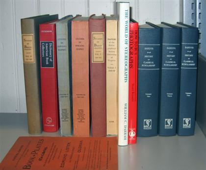 Appraisal: vols wrappers Books on Books Related Subjects Bibliographical Society University