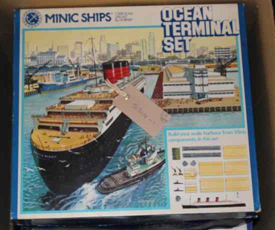 Appraisal: Seventeen boxed Hornby diecast Minic ships sets comprising Queen Mary