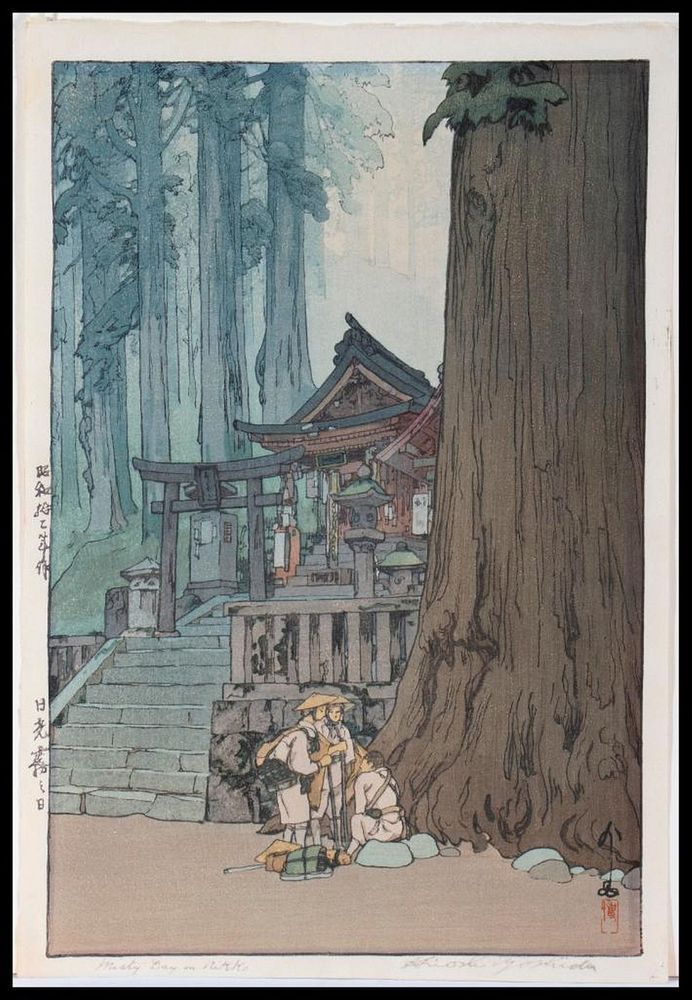 Appraisal: Hiroshi YOSHIDA - Hiroshi YOSHIDA - Title Misty Day in