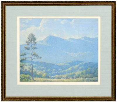 Appraisal: Fred William Reich pastel Tryon North Carolina Cincinnati Ohio -