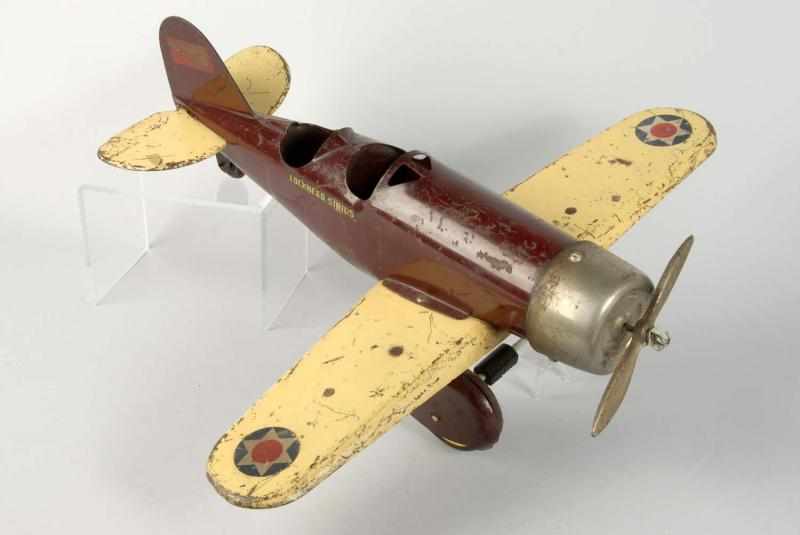 Appraisal: Steelcraft Lockheed Sirius Airplane Toy Description American Pressed steel Unusual