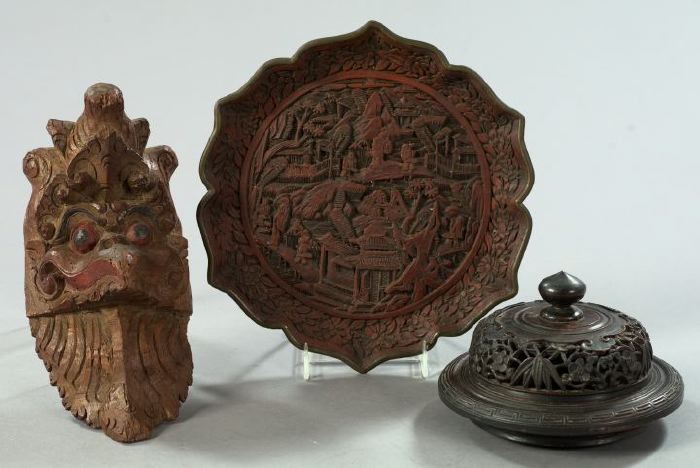 Appraisal: Group of Three Oriental Items consisting of a Kuang Hsu