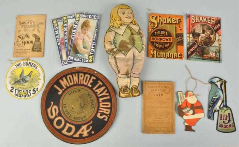 Appraisal: Lot of Assorted Advertising Items Description Circa s to s