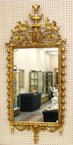 Appraisal: Very Ornate Vintage French Style Wall Mirror carved with a