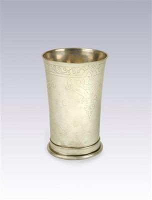 Appraisal: A Charles I beaker on a moulded rim foot with